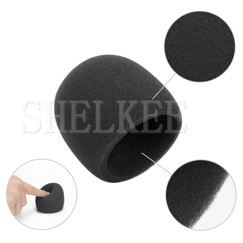 SHELKEE Foam Microphone Windscreen for Blue Yeti Nano,Yeti Nano condenser microphones- as a pop filter for the microphones