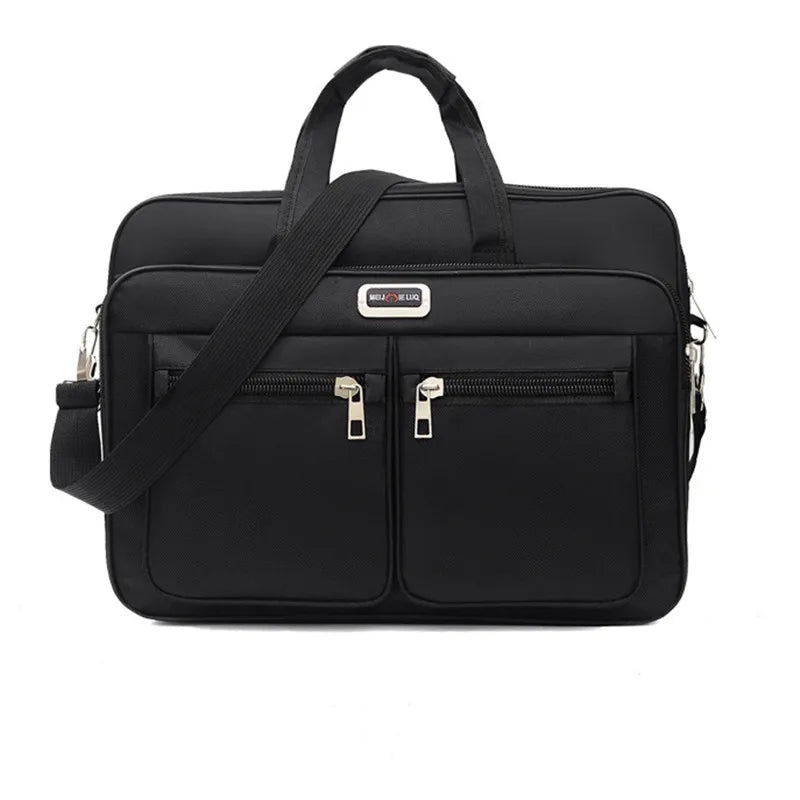 Fashion Large Capacity Men's Briefcase Multifunction 14" Laptop Bag Office Male Shoulder Messenger Bag Business Handbag