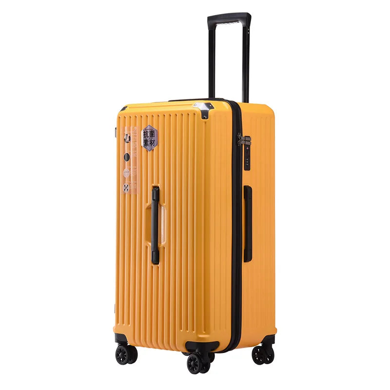 KLQDZMS 24"26"28"30"32Inch Travel Suitcase with Wheels Women's Large Capacity Trolley Case Men's PC Password Box Rolling Luggage