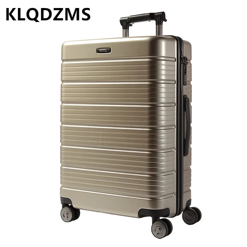 KLQDZMS 20-Inch Multi-Function Luggage Large-Capacity Storage Suitcase Men's And Women's Students Boarding Trolley Case