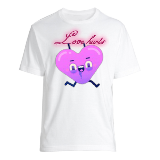 Men's T-shirt love hurts