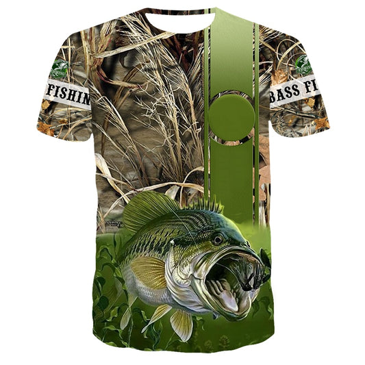 Casual Fashion Cool High Quality  T-shirt Men Women Hot 3d Print Fishing Tshirt Super  Leisure Harajuku Short-sleeved Shirt