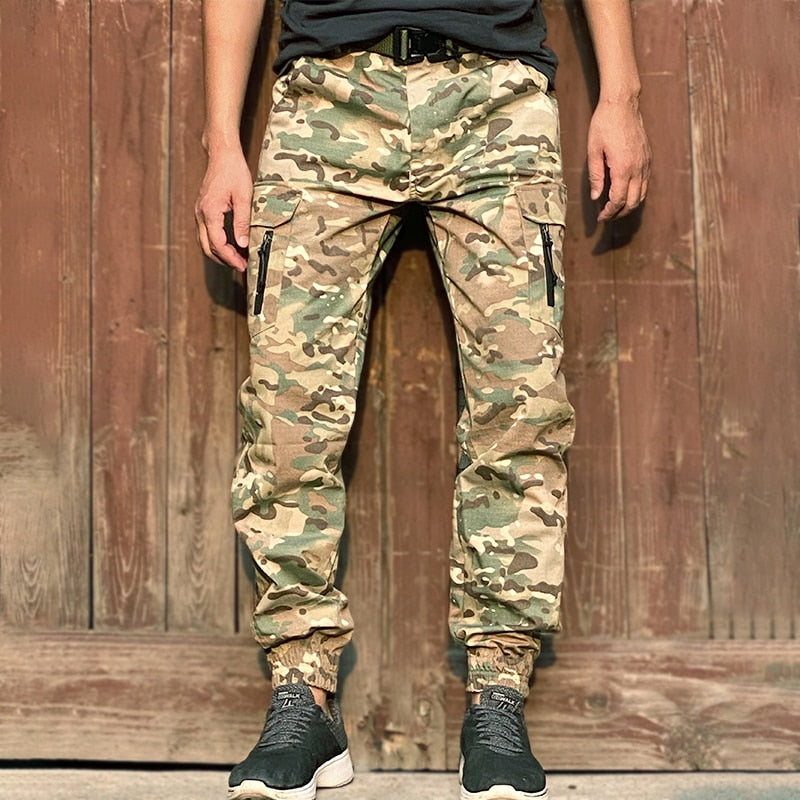 Mege Brand Tactical Jogger Pants Men streetwear US Army Military Camouflage Cargo Pants Work Trousers Urban Casual Pants