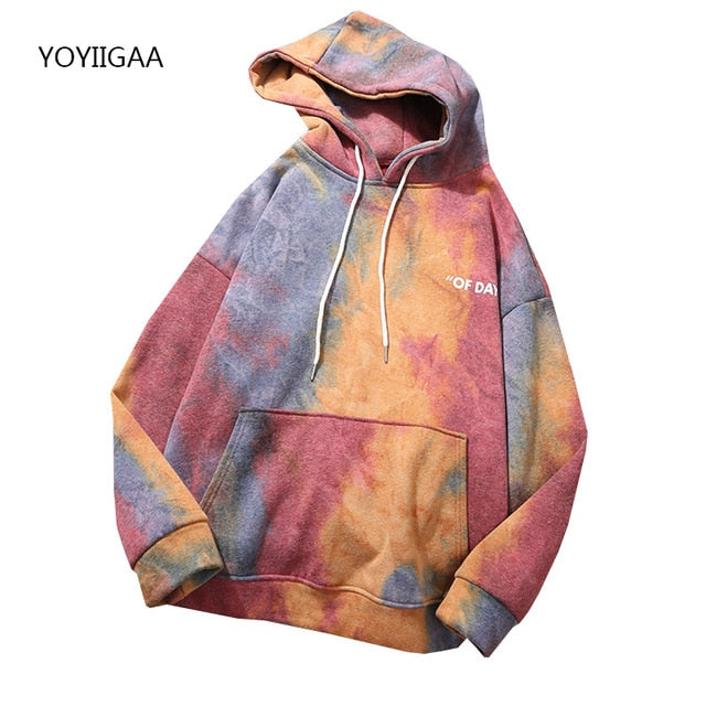 Tie Dye Autumn Winter 2 Piece Set Women Hoodies Pants Printed Sportswear Suits Thicken Warm Ladies Girls Hoodie Sets Tracksuits