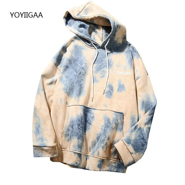 Tie Dye Autumn Winter 2 Piece Set Women Hoodies Pants Printed Sportswear Suits Thicken Warm Ladies Girls Hoodie Sets Tracksuits