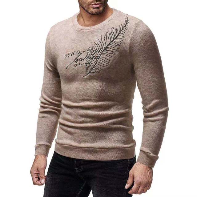 Korean Fashion Autumn Men Casual Vintage Style Sweater Winter Pullovers Sweaters